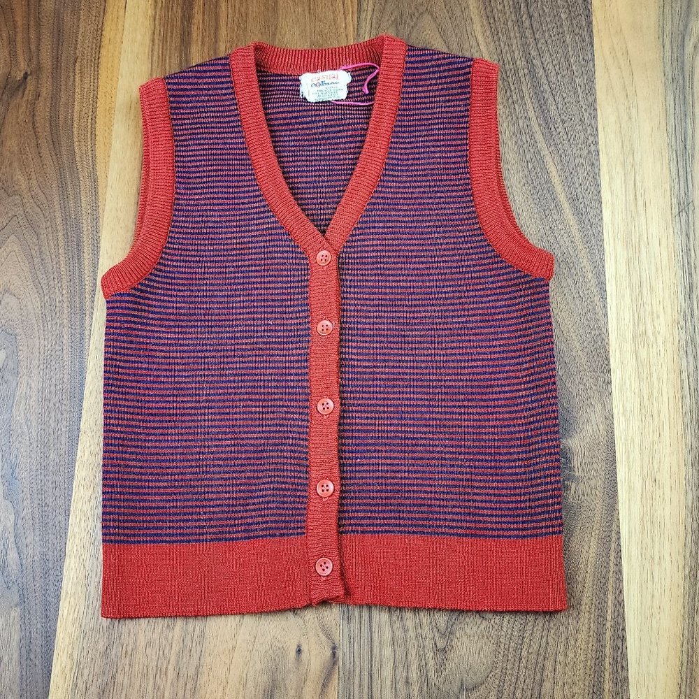 1970s Casual Corner Sweater Vest